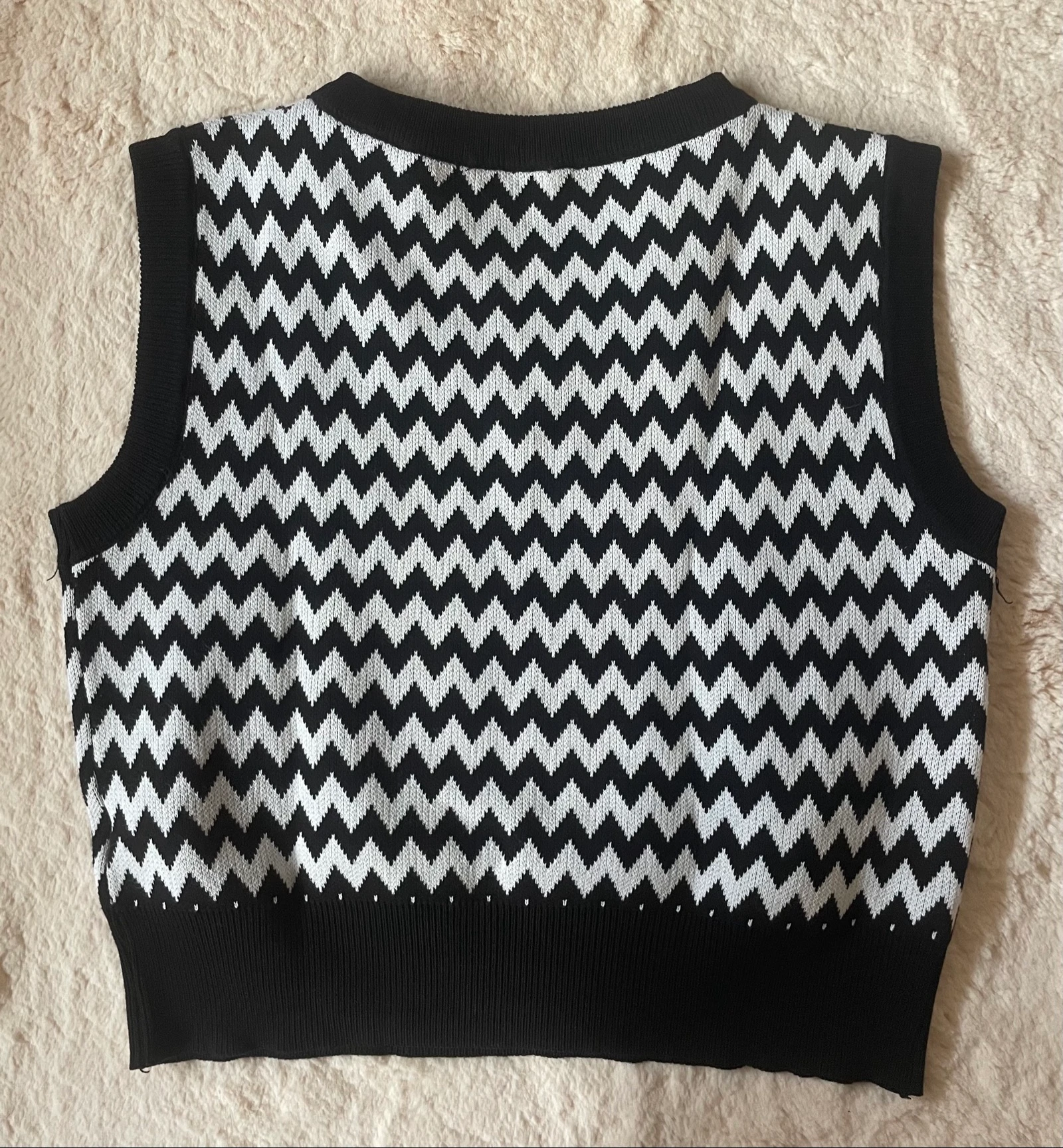 Gebreide vest – Maat S – photo 2